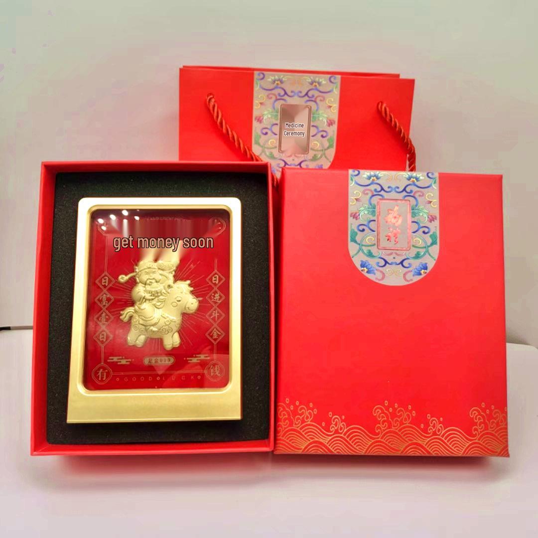 Golden Wealth and Prosperity Horse Gift Set: Attract Abundance and Success Without Gold