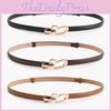 Womens Heart Alloy Waist Belt With Adjustable Pu Leather For Casual Looks Office