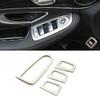For Mercedes Benz C GLC Class W205 X253 LHD Interior Accessories Door Armrest Window Lift Switch Button Panel Cover Trim Sticker