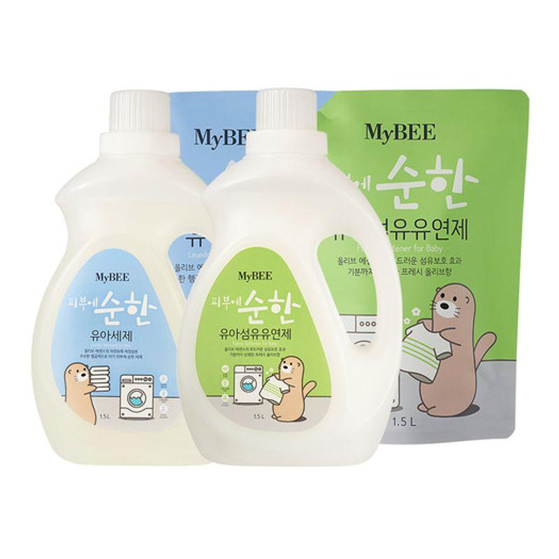 MyBEE Gentle Baby Detergent/Softener 1.5L