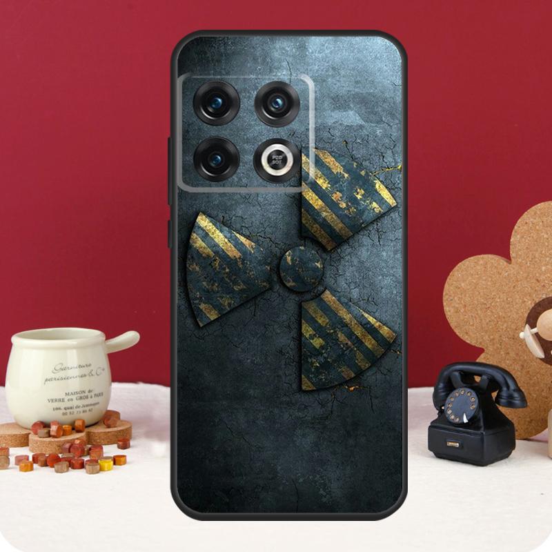 Nuclear Radiation Emblem Cover For OnePlus Nord 4 CE 3 2 Lite N30 N20 N10 OnePlus 10T 8T 13R 12R 13 12 11 10 Pro Case
