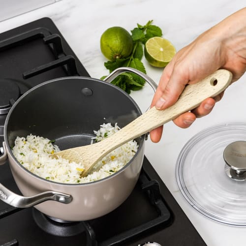 GREENPAN Multi-Food Cooker, 16.5cm, Taupe, with a Ceramic Coating Made from Sand-derived Minerals, Free of Harmful Substances. Can Be Used As a Rice C
