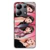 Phone Case - MANIACASE - Xiaomi Redmi Note 13 4G - TPU Silicone - Black - Blackpink Pattern (Lisa Stade De France)