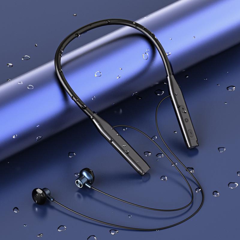 Wireless Neckband Bluetooth Earphones With Noise Cancelling Waterproof For Sports And Workout