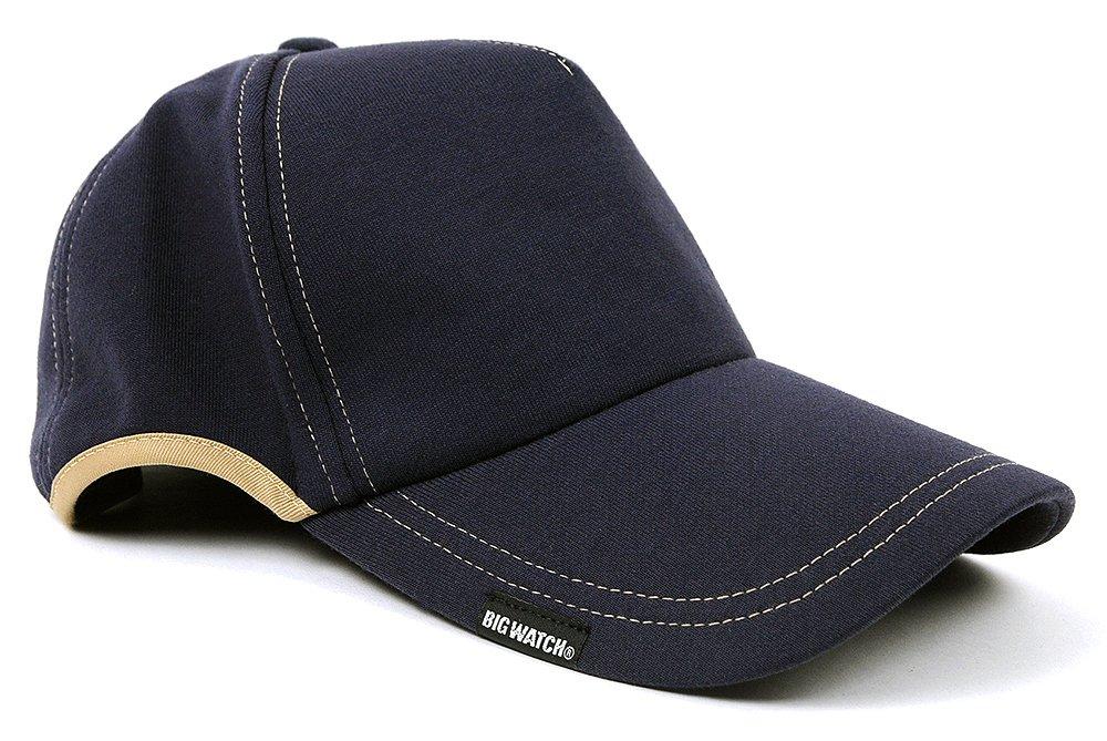 Hat Long Brim Round Sweat Cap Navy L XL [Big Watch] CPR-06N Men's