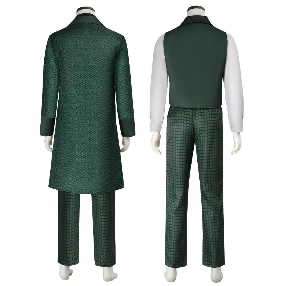 Wicked Oz Witch Cosplay Costume Green Suit Movie Wizard of Oz Halloween Stage Performance Outfit