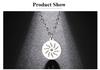 Cazador Small Sun Pendant Necklace for Women Round Minimalist Double Chain on Neck Gift Stainless Steel Jewelry 2026 Wholesale