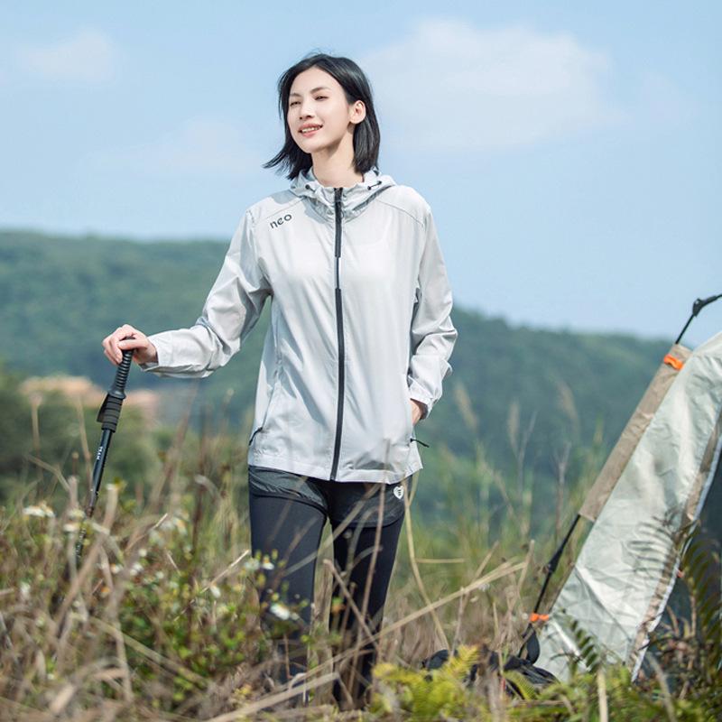 2023 Unisex Atmungsaktive Wasserabweisende Mesh Sonnen Schutz Trenchjacke für Sommer