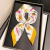 Fashion Shell Print Silk Square Scarfs For Women Decorate Neck Ties 70*70Cm Kerchief Lady Summer Beach Hijab Female Neckerchief