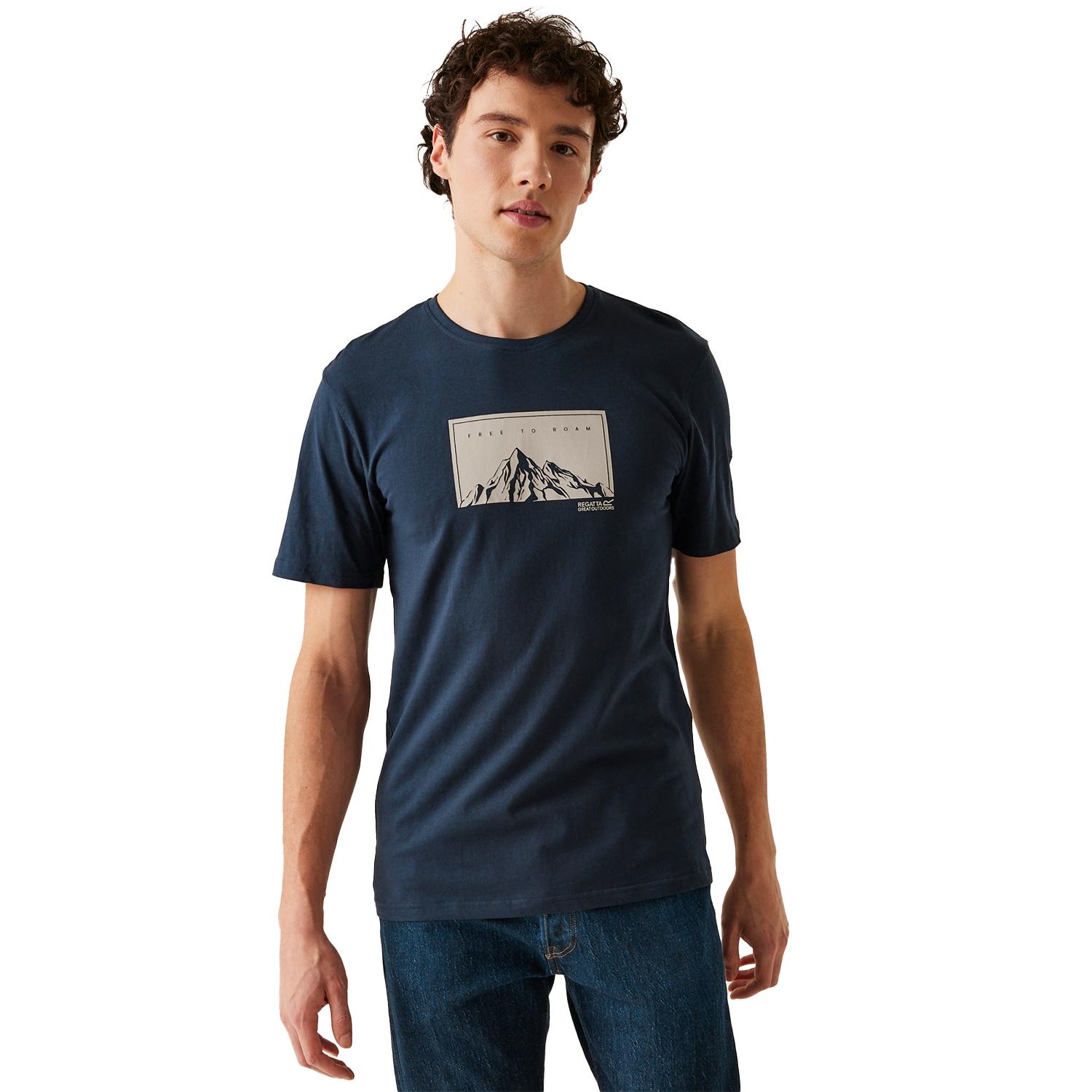 Camiseta de Trekking Regatta Fingal V Graphic Active | Atmósfera Sport