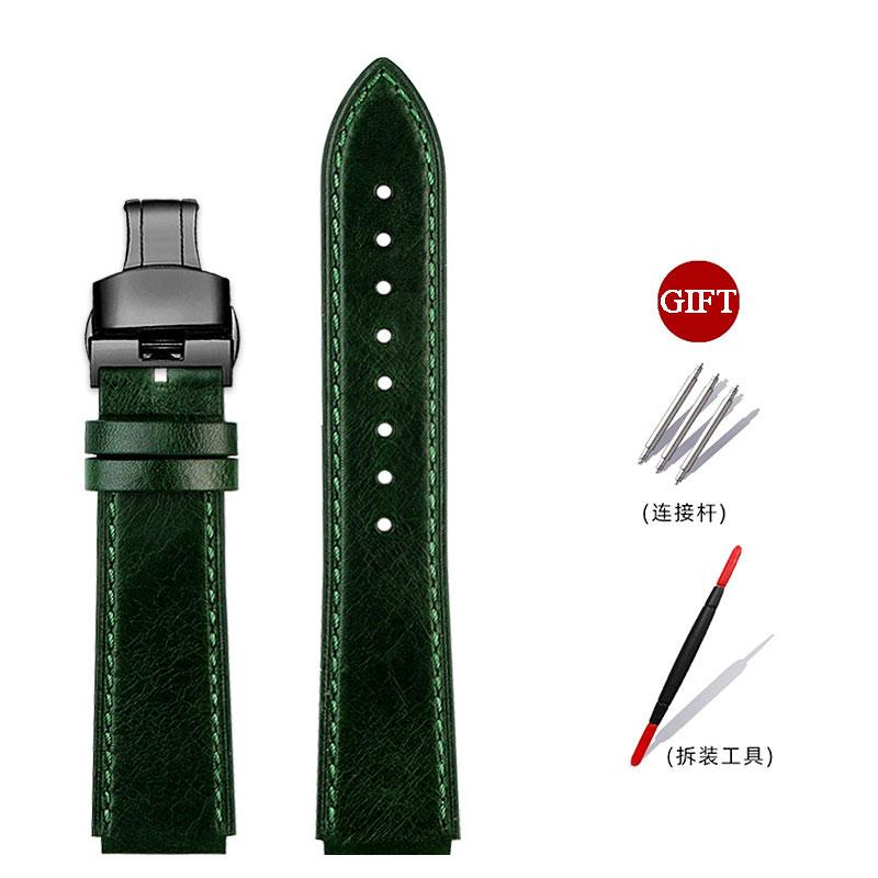 16mm Retro leather strap For G-shock Casioak GA-2100 GA-2110 GM-2100 men's Replacement vintage cowhide watch band bracelet belt