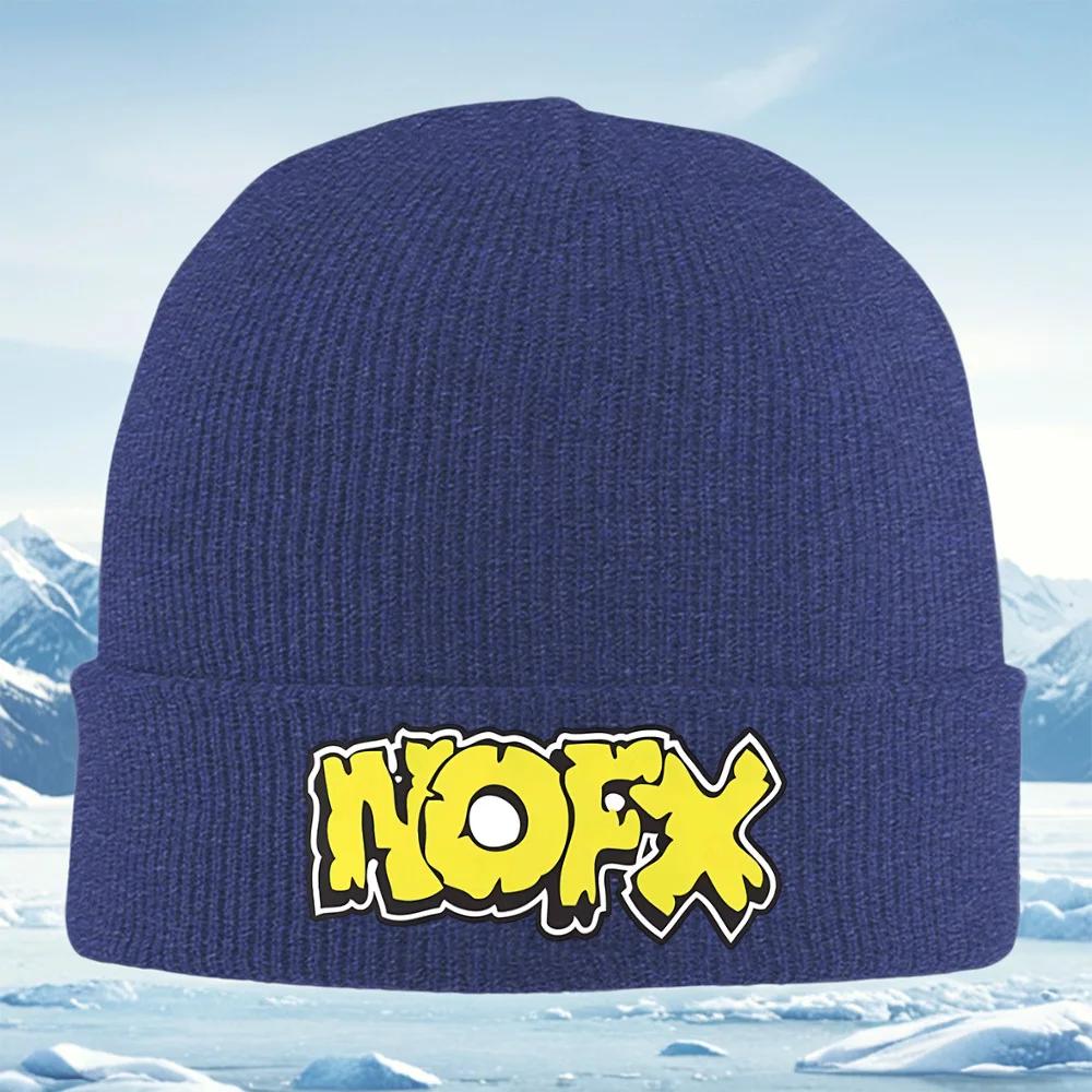 

Yellow letters black outline white details Knitted Hat Unisex Women Unisex Beanie Pullover Cap Winter Thermal Warm Christmas Outdoo