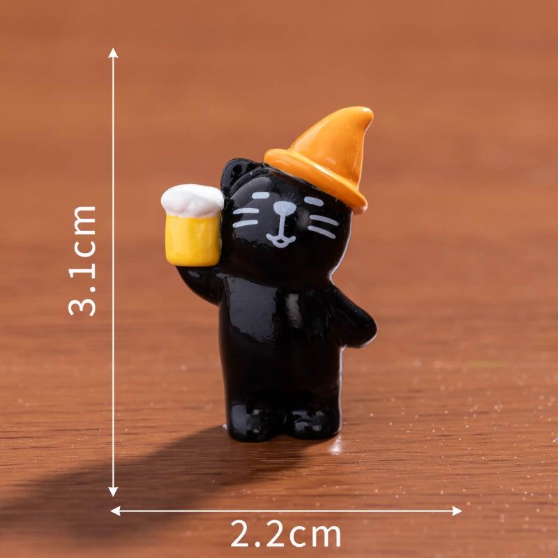 Micro Landscape Halloween Vampire Pumpkin Ghost Resurrection Ghost Festival Horror Resin Ornament Home Tabletop Ornament