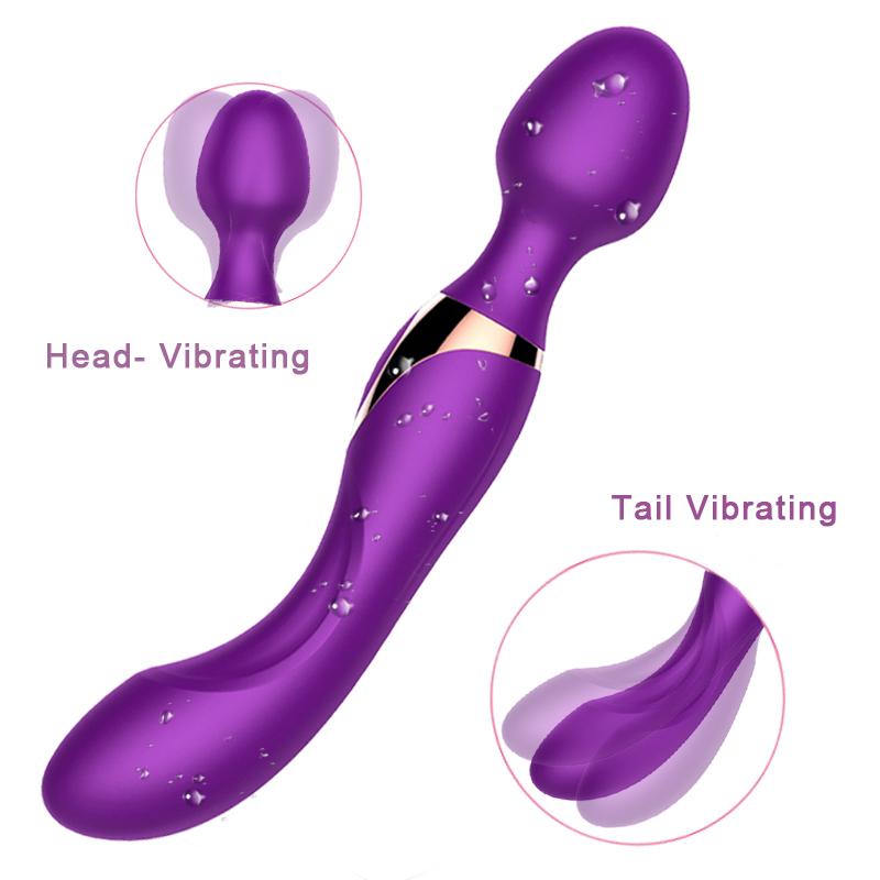 New AV Magic Wand G Spot Massager, USB Charge Big Stick Vibrators for Women Female Sexy Clit Vibrator Adult Sex Toys for
