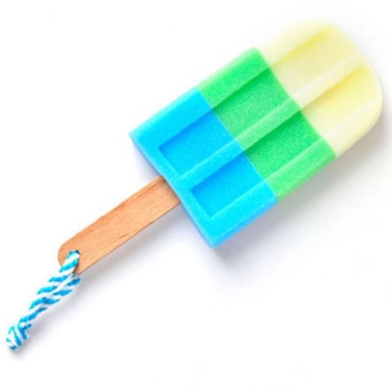 Creative Ice Cream Sponge Bath Brush For Kids With Gentle Cleaning Fun