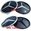 AABHA1 1pcs Car Grill Emblem Star Badge Front Grill Logo For Mercedes Benz W204 W205 W213 X253 A B C E S CLA GLB GLC GLE GLS