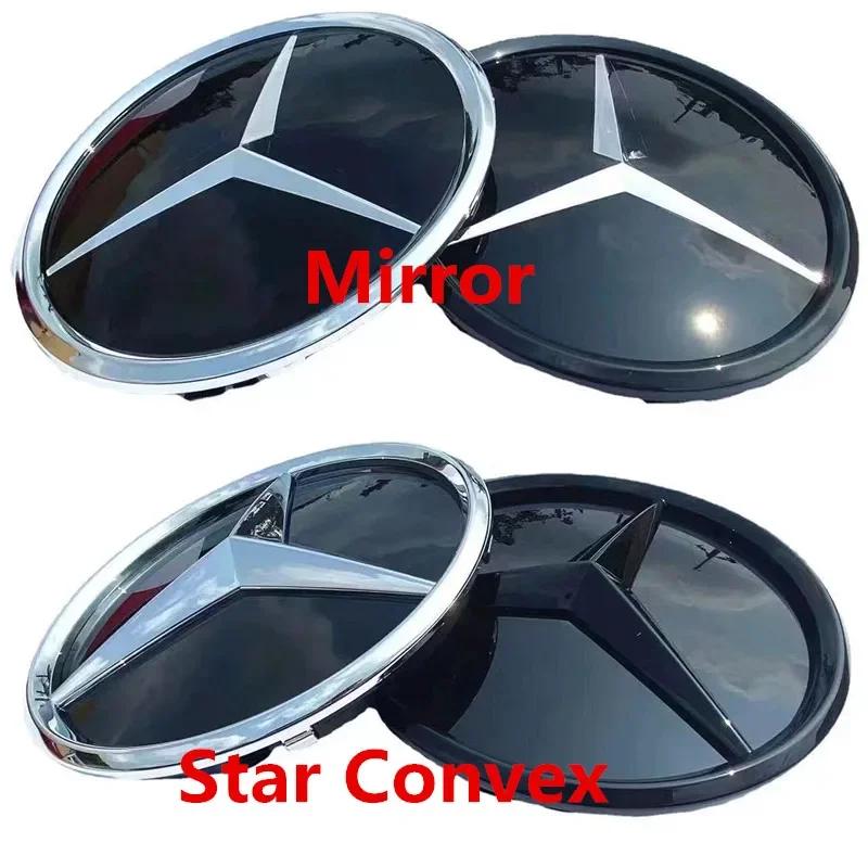 AABHA1 1pcs Car Grill Emblem Star Badge Front Grill Logo For Mercedes Benz W204 W205 W213 X253 A B C E S CLA GLB GLC GLE GLS