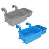 Poolside Storage Basket Thickened Swimming Pool Hanging Basket with Cup Holder for 2.3in Or Less Top
