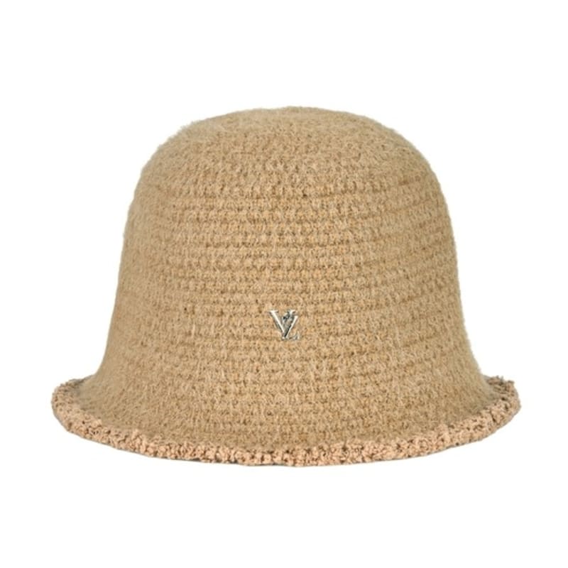 VARZAR VZ Studded Wool Bucket Hat Beige