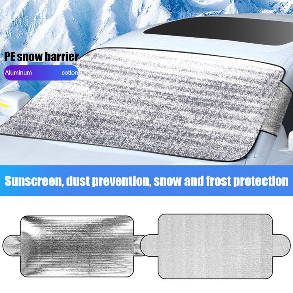 Car Windshield Sunshade Curtain Frost Cover Ice Snow Shield Foldable Car UV Protection Sunshade Auto Windscreen Visor Cover 1PC