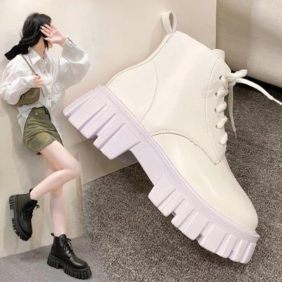 2024 Winter 2024 New Women's 2024 Ankle Boots Lacing Platform Boots Women's Warm and Anti Slip Short Boots Women's Boots