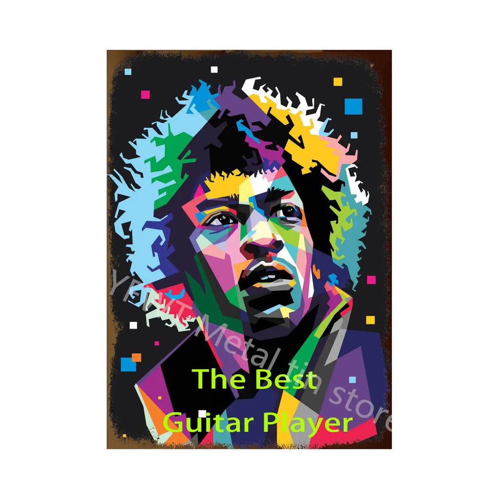 Vintage Music and Guitar Lovely Gift Metal Tin Signs Wall Decor Art Posters Bar Retro Plaques Painting Home Decor