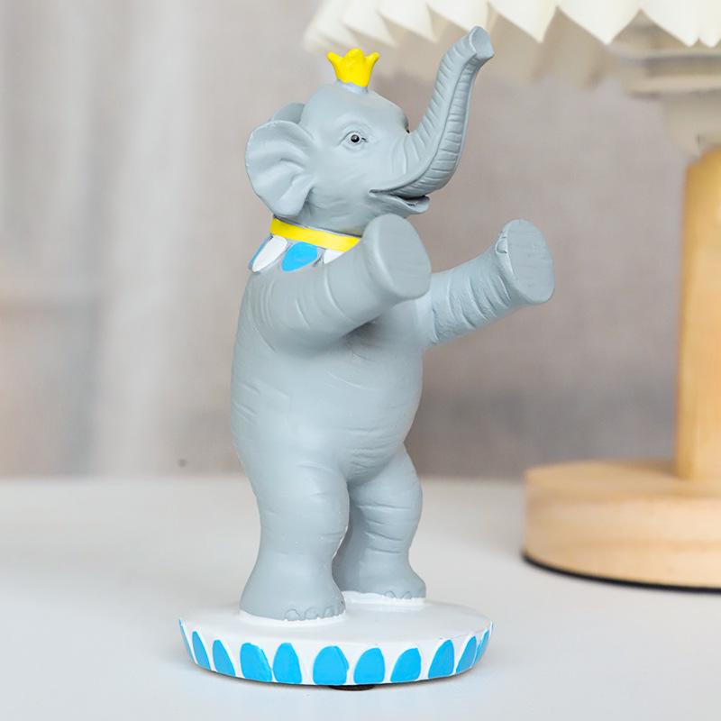 Elephant Eyeglass Holder Resin Stand - Children's Desktop Ornament & Gift