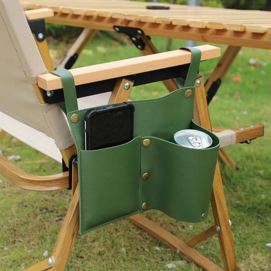 Verschleißfester Stuhl-Aufbewahrungs-Organizer mit Umhängeband. Praktische multifunktionale seitliche Hängetasche für Outdoor-Artikel