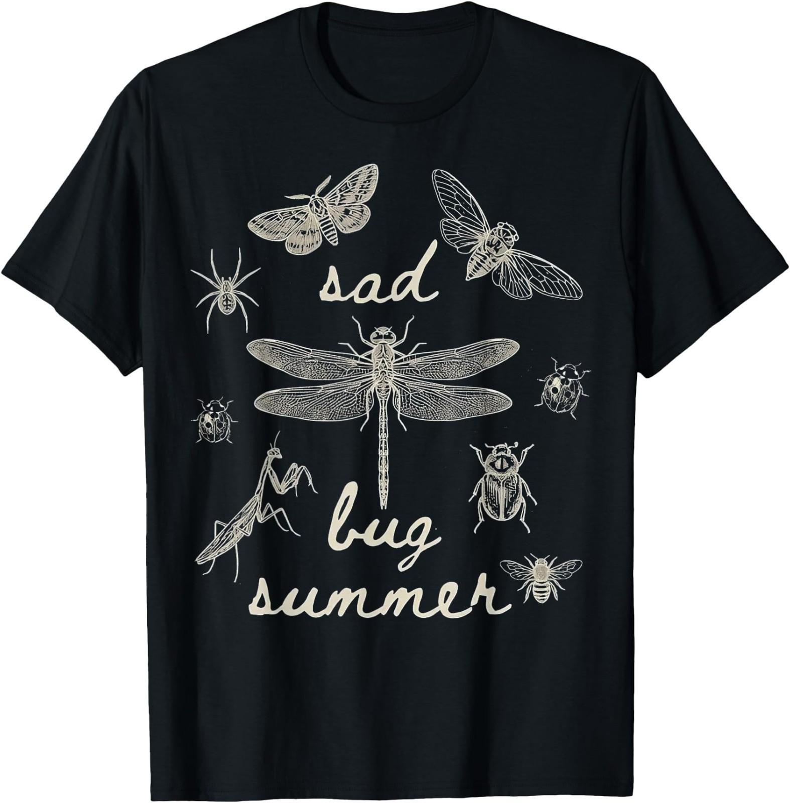 Sad Bug Summer Insects Lover T- Unisex T-Shirt XXXL