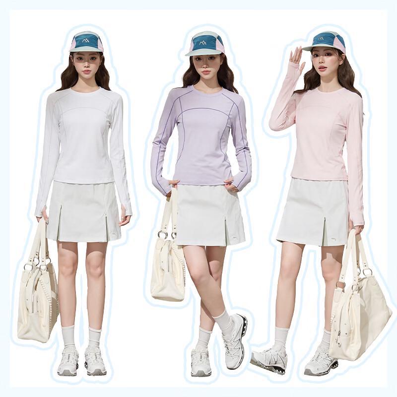 MJ STYLE Women's Quick-Dry Anti-Bacterial Long-Sleeve Sport Top