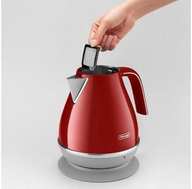 Electric Kettle De'Longhi Icona Capitals KBOC2001.R Red