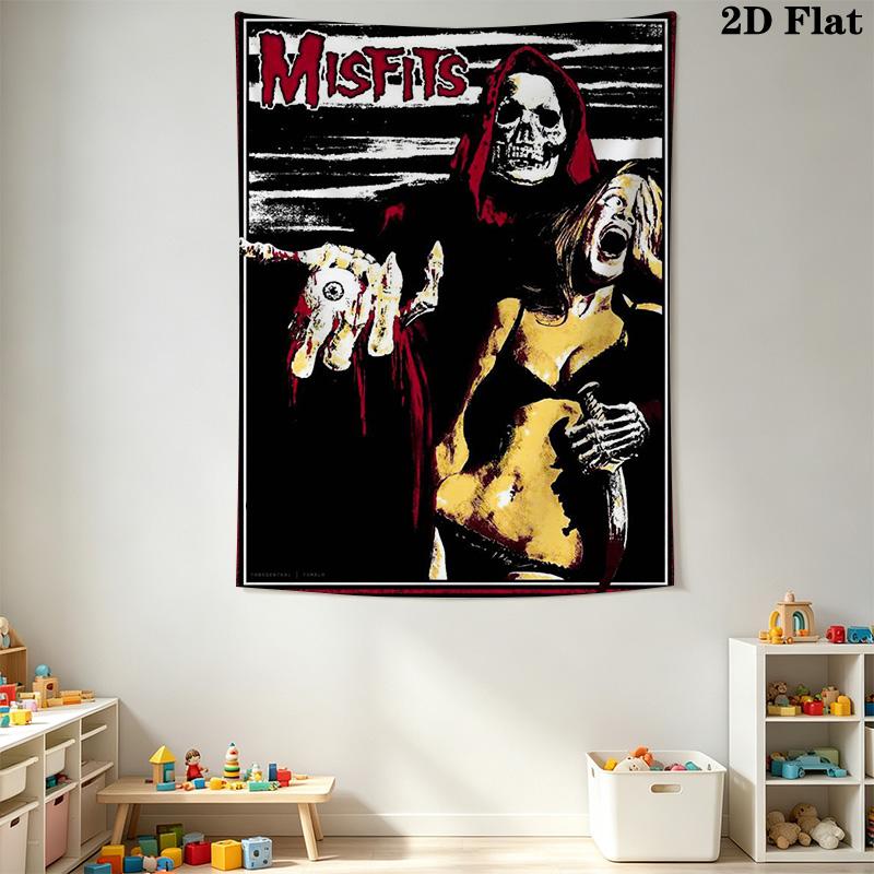Misfits Pattern Home Decor Tapestry, Wall Hanging, Decorative RV Wall Cloth.SGT0917110