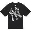 New MLB Checkerboard T Shirts Unisex Black 3ATSO0243-50BKS
