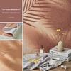 3D-Stereofotografie-Hintergrund mit Baumschatten und dynamischen Lichteffekten