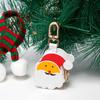 Christmas-themed Bag Charm Stylish Santa Claus Keychain Snowflake-shape Coin Purse Niche Design Headphone Bag New Versatile Gift