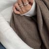 Korean S925 Hollow Heart Retro Ring for Women - Fashionable Index Finger Jewelry