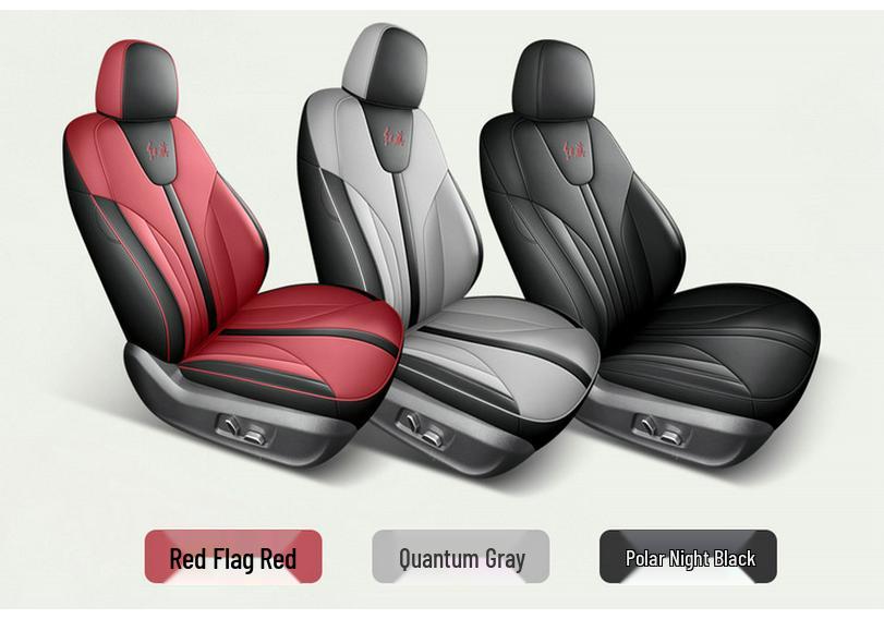 2025 Hongqi EQM5 Breathable Full Coverage Car Seat Covers, Special Fit for Model 610km PLUS.