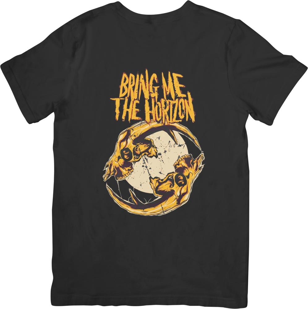 Bring me the Horizon collection Music vintage Retro Cotton TShirts BlackWhite