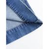 Kaslead Fashion Wind Fashion Washed Blue Tops