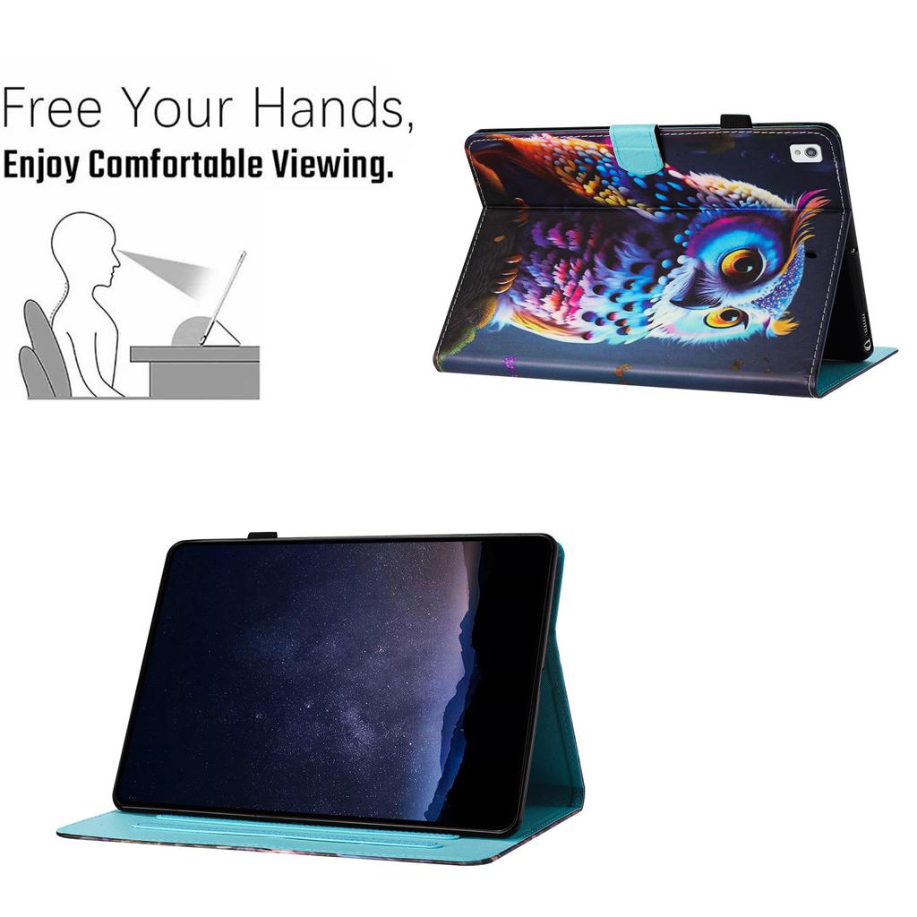 For iPad 10.2 (2021)/(2019)/(2020/Pro 10.5-inch (2017)/Air 10.5 inch (2019) Tablet Case PU Leather Stand Cover