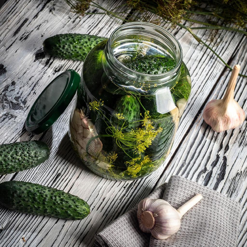 KADAX Glas Einmachglas für Konserven Gurken Liköre Honig Saft