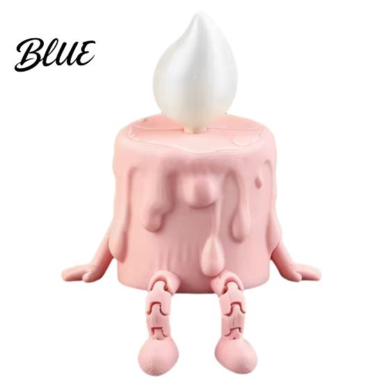 Lifelike Wax Liquid Texture Art Figure 3D Printing Ornament Dripping Candle Sculpture