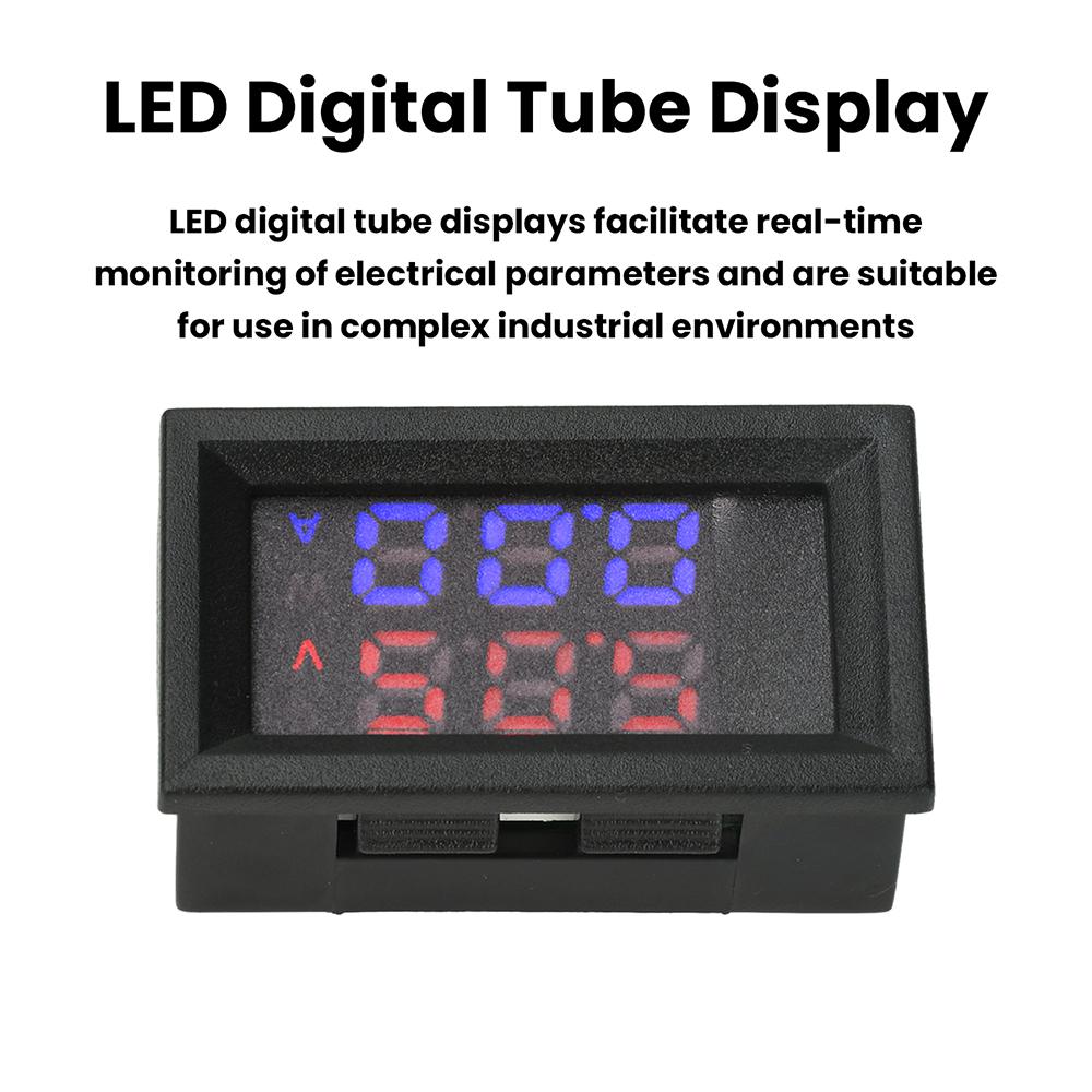 Digital Voltmeter Ammeter Wattmeter DC 100V 10A 999W Amp Voltage Current Power Meter Tester 0.28 Inch Dual LED Display Panel