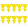 10Pcs Sticky Traps Fruit Fly Trap Yellow Sticky Bug Trap for Indoor Outdoor Use Insect Pest Control Garden Strong Glue Plant