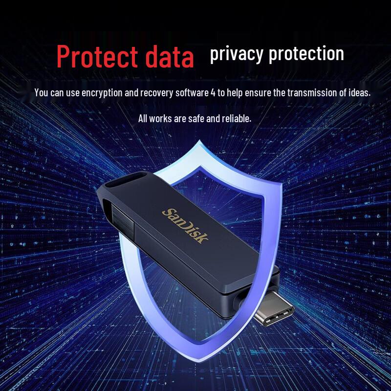 SanDisk IXpand Flash Drive Luxe Dubbele USB-C & Lightning