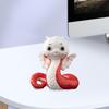 Snake Statue Tea Pet Collection Trays Accessories Animal Sculpture Ceramic Ornament for Tearoom