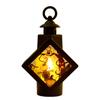 Halloween Decorative Lantern, Spooky Witch Pumpkin Scarecrow LED Night Light, Battery Operated Table Lamp for Holiday Party Decoration