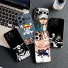 Cover for Samsung Galaxy S20 S22 S21 FE Ultra Plus A07 A17 A15 A16 A25 A57 A37 Phone Case Trafalgar D Water Law One Luffy Pieces