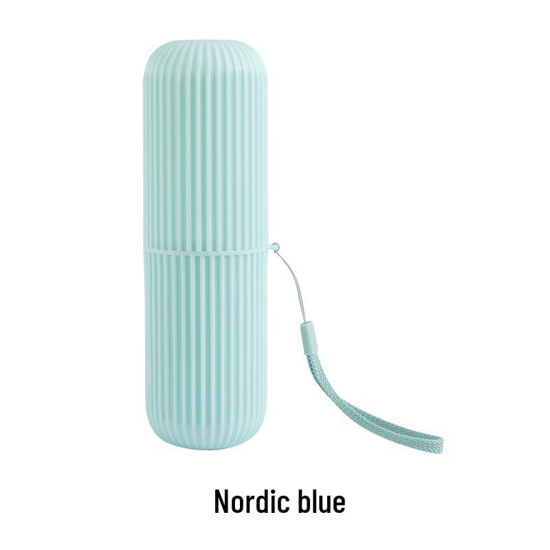 Compact Travel Toothbrush and Storage Set: Portable Cup, Toothbrush, and Toothpaste Holder