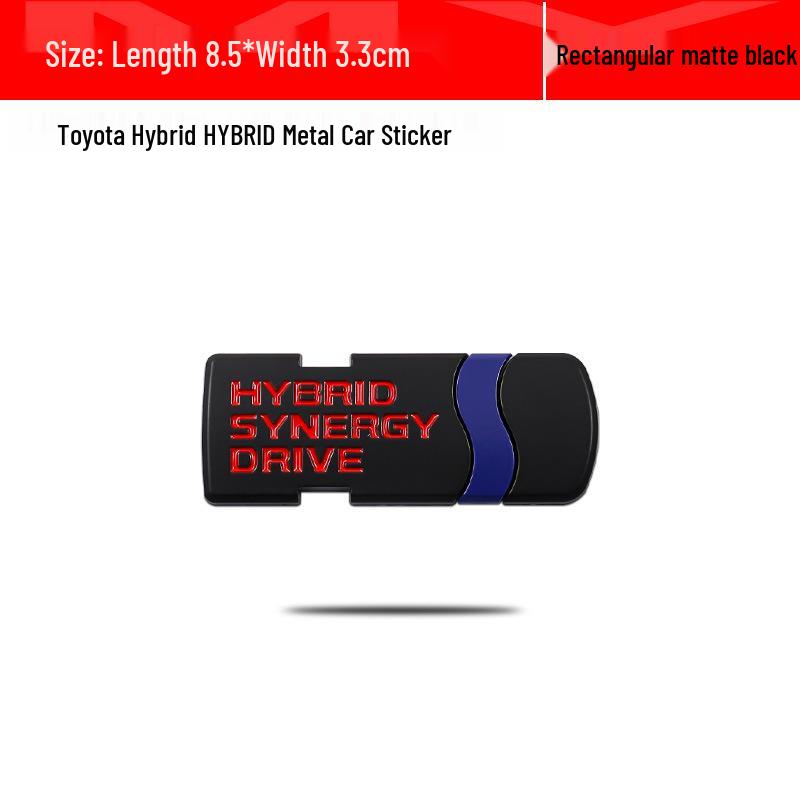 3D Stereo Rear Emblem Sticker for Toyota Camry Hybrid